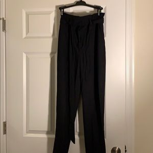 Black dress pant it with tie